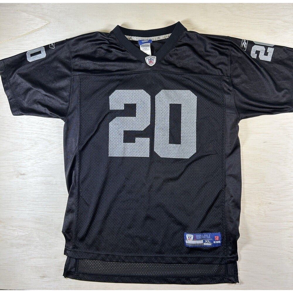 Oakland Raiders Darren McFadden #20 Jersey Reebok Youth XL Black NFL Excellent